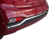 Hyundai I-20 2014-2020 Rear bumper sill protector 2018-2020 stainless steel photo 1