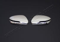 Hyundai I-20 2014-2020 Mirror Covers V2 (2 pcs, Stainless Steel) photo 2