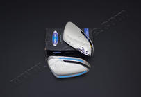Hyundai I-20 2014-2020 Mirror Covers V2 (2 pcs, Stainless Steel) photo 3