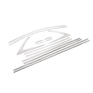 Full window trim set (14 pcs, stainless steel) Hyundai I-20 2020- photo 2