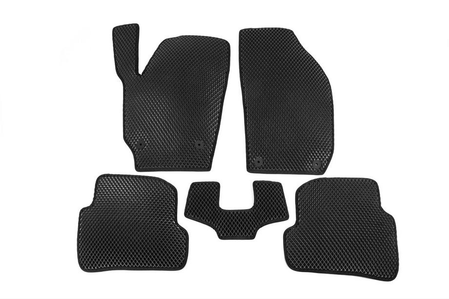 Skoda Fabia 2007-2014 EVA Floor Mats (black) Image