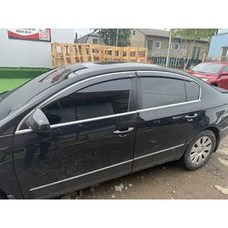 Window deflectors with chrome molding SD (EU, 4 pcs, Niken) photo 3
