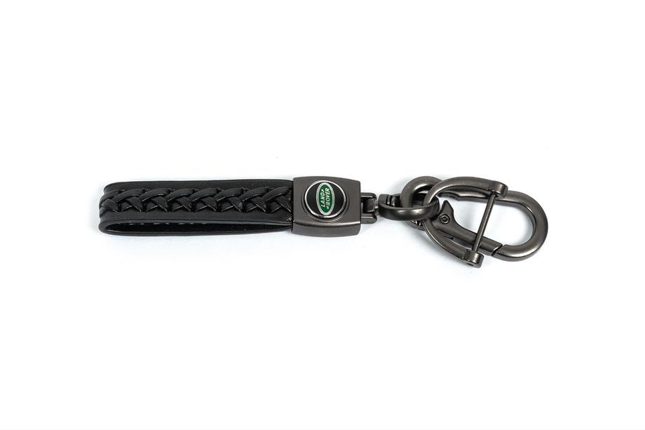 LandRover Range Rover Leather Keychain V2 with LandRover Logo Image