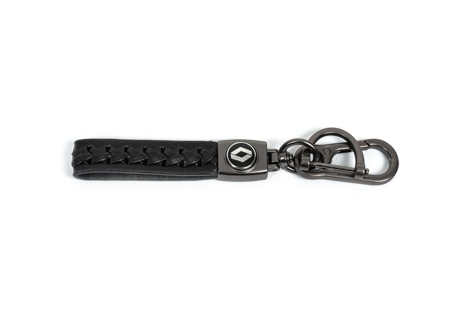 Renault Leather Keychain V2 with Renault Logo Image