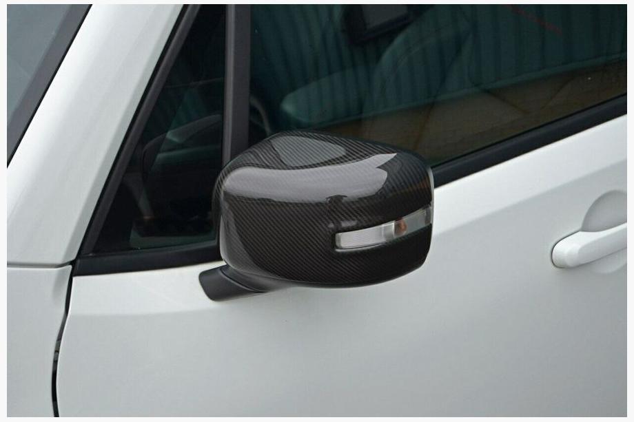 Jeep Renegade 2014- Mirror Covers (2 pcs, Carbon) Image