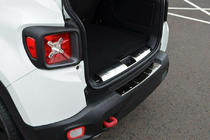 Jeep Renegade 2014- Stainless Steel Rear Bumper Protector photo 1