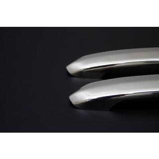 Chrome Door Handle Covers (1 with keyhole, 4 pcs, stainless steel) Man TGE 2017- photo 2