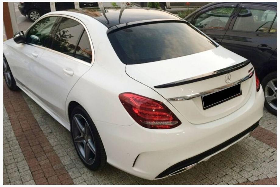 Mercedes C-class W205 2014-2021 OmsaLine Spoiler (primed for painting) Image