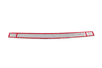 Mercedes E-class W211 2002-2009 Rear Bumper Protector OmsaLine (SW, Stainless Steel) photo 4