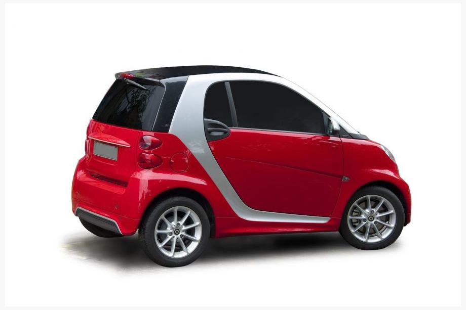 Smart 2007-2014 Chrome trim above license plate Image