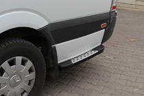 Volkswagen LT 1995-2006 DOT-Line Side Steps Behind Wheel (2 pcs, Aluminum) photo 1
