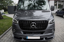Mercedes Sprinter W907/W910 2018- Front bumper lower lip (primed for painting) photo 1