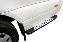 Mercedes Sprinter W907/W910 2018- DOT-Line Side Steps Behind Wheel (2 pcs, Aluminum) 85cm photo 1