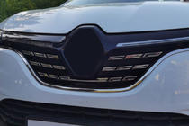 Renault Megane IV 2016-2025 Chrome Grille Covers 2021+ (5 pcs, Stainless Steel) Carmos - Turkish Stainless Steel photo 2