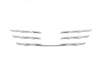 Renault Megane IV 2016-2025 Chrome Grille Covers 2021+ (5 pcs, Stainless Steel) Carmos - Turkish Stainless Steel photo 3