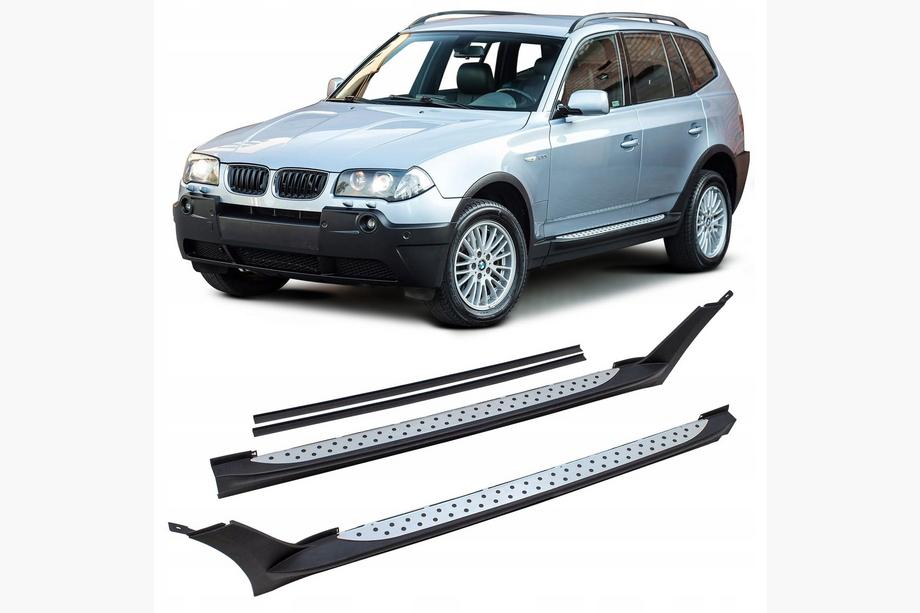BMW X3 E83 2003-2010 Side Steps Cixtai (2 pcs, Aluminum) Image