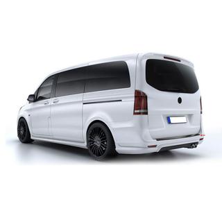 Rear bumper cover (real carbon) Mercedes Vito/V-class W447 2014- photo 3
