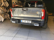 Mercedes X class 2017-2020 Rear diffuser (black matte) photo 2