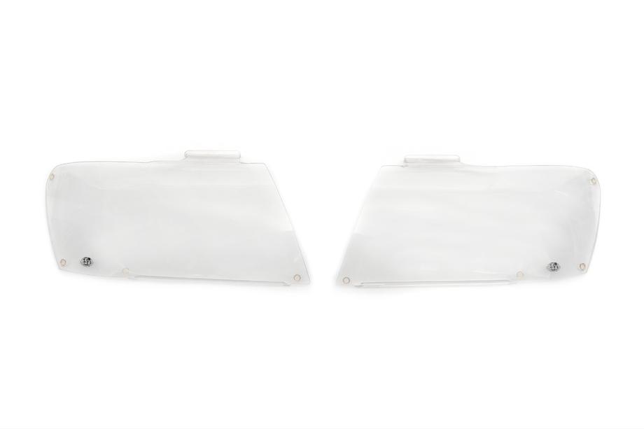 Mitsubishi Pajero Wagon III 1999-2006 Headlight protectors for 2002-2008 (2 pcs, EGR AIRPLEX) Photo 1