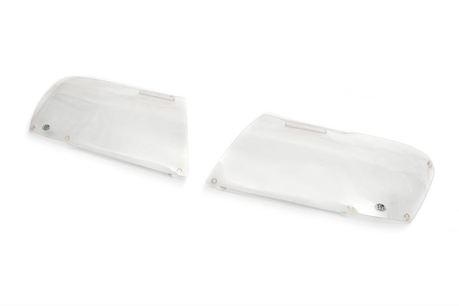 Mitsubishi Pajero Wagon III 1999-2006 Headlight protectors for 2002-2008 (2 pcs, EGR AIRPLEX) Photo 2