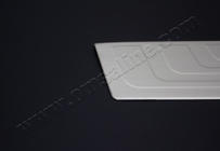 Mercedes X class 2017-2020 Rear bumper protector (1 pc, stainless steel) photo 3