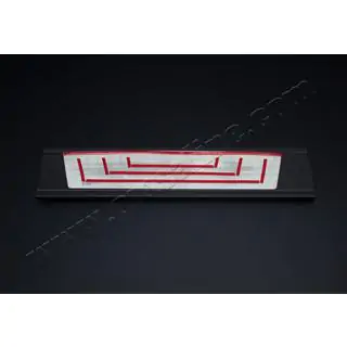 Rear bumper protector (1 pc, stainless steel) photo 2