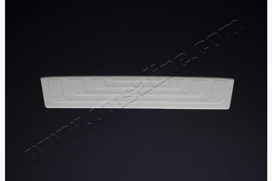 Mercedes X class 2017-2020 Rear bumper protector (1 pc, stainless steel) Image