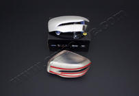Mercedes X class 2017-2020 Mirror Covers (2 pcs, Stainless Steel) photo 3