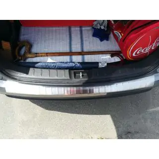 Rear bumper protector (OmsaLine, stainless steel) photo 3