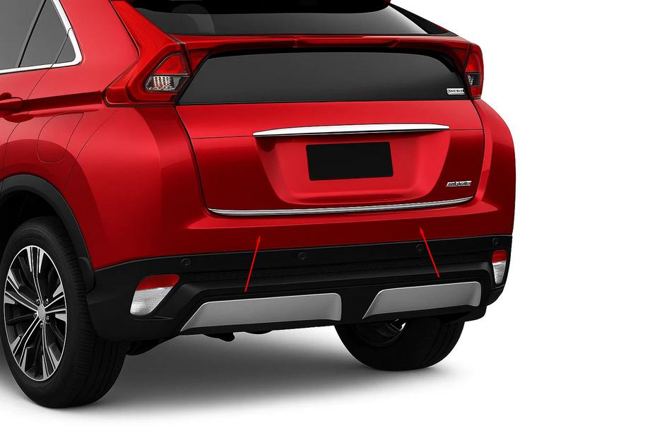 Mitsubishi Eclipse Cross 2017- Trunk trim stainless steel Image