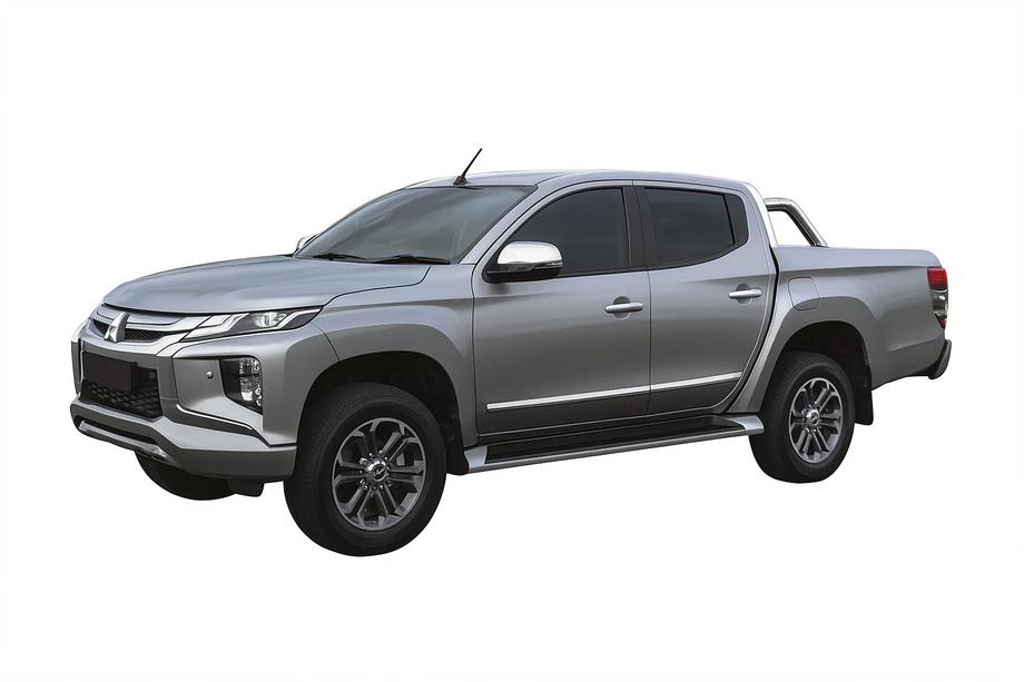 Mitsubishi L200 2015-2024 Door Moldings Stainless Steel (4 pcs) Image