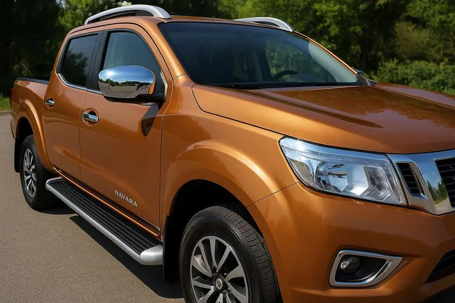 Nissan Navara/NP300 2016- Mirror Covers (2 pcs, Stainless Steel) Image