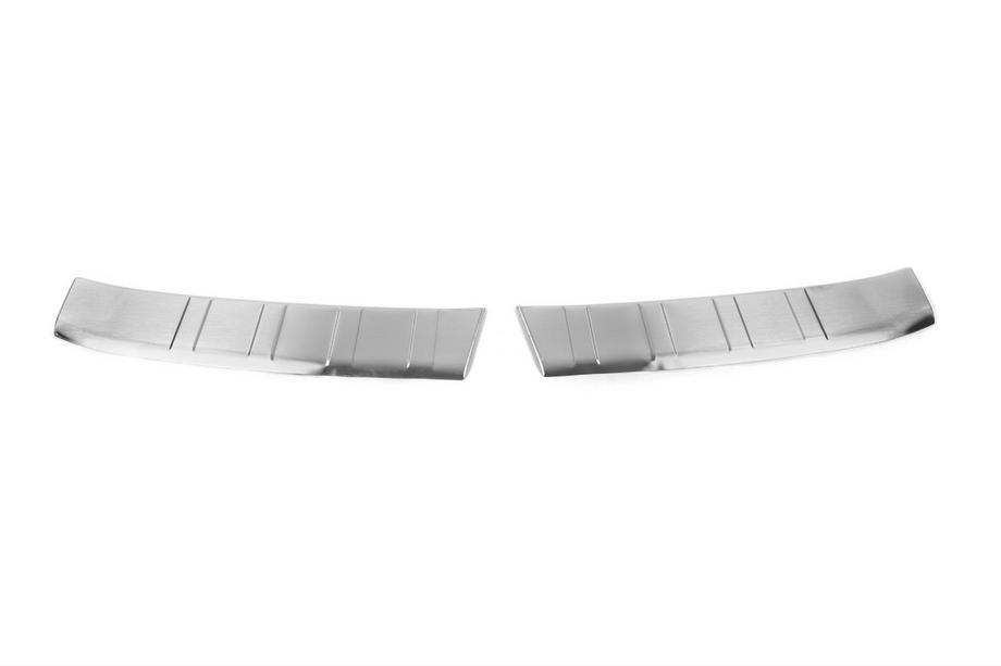 Nissan Qashqai 2014-2021 Stainless Steel Rear Bumper Protector OmsaLine - Italian Stainless Steel Image