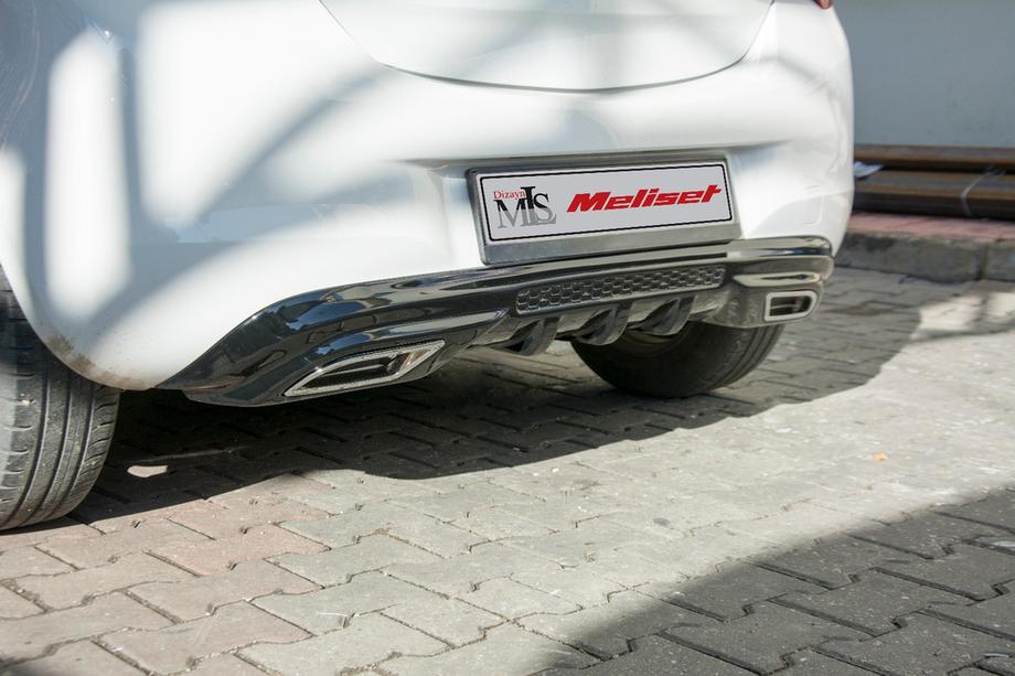 Opel Corsa E 2015-2019 Rear Diffuser Extension (primed for painting) Image