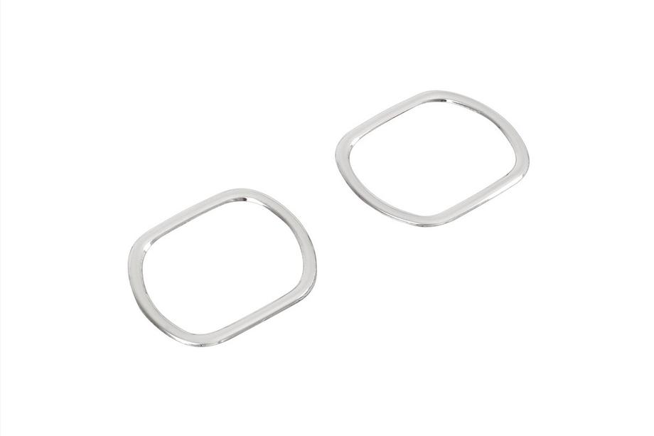 Opel Corsa F 2019- Chrome Fog Light Covers (2 pcs, Stainless Steel) Photo 2