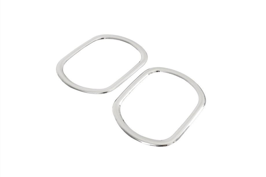 Opel Corsa F 2019- Chrome Fog Light Covers (2 pcs, Stainless Steel) Photo 4