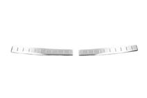 Opel Crossland X 2017-2024 Rear bumper sill cover OmsaLine stainless steel photo 1