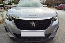 Peugeot 2008 2019- Hood trim (1 pc, stainless steel) photo 1