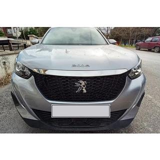 Hood trim (1 pc, stainless steel) Peugeot 2008 2019-