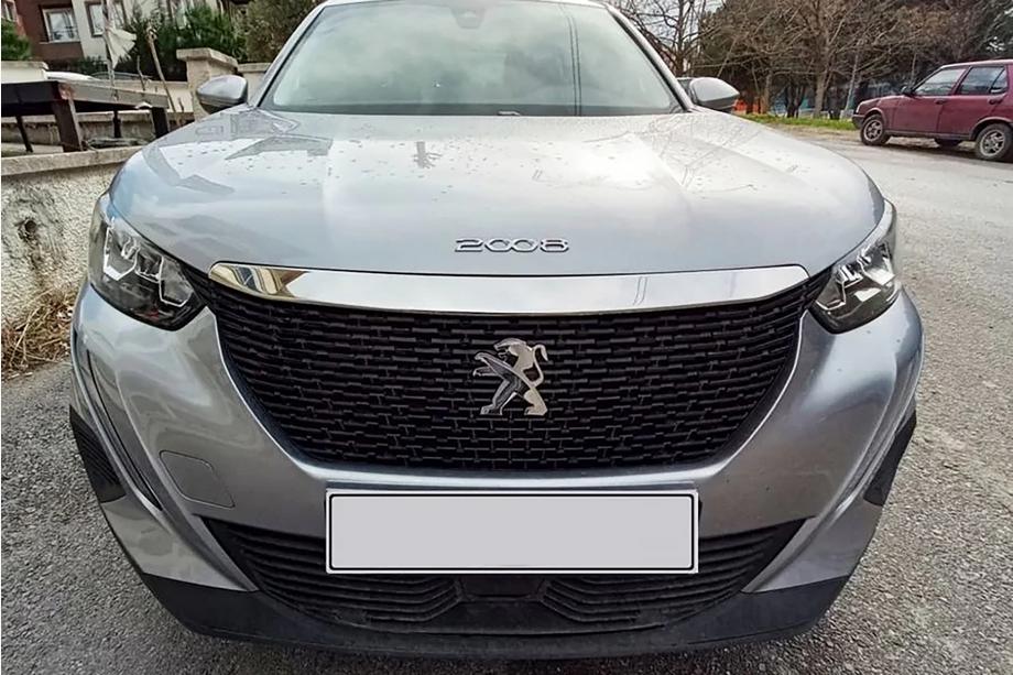 Peugeot 2008 2019- Hood trim (1 pc, stainless steel) Image