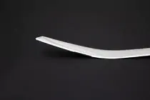 Peugeot 2008 2019- Front bumper protector trim (1 pc, stainless steel) photo 3