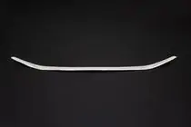 Peugeot 2008 2019- Front bumper protector trim (1 pc, stainless steel) photo 2
