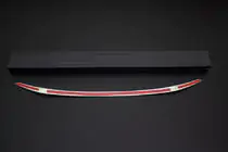 Peugeot 2008 2019- Front bumper protector trim (1 pc, stainless steel) photo 4
