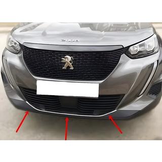 Front bumper protector trim (1 pc, stainless steel) photo 1