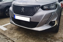 Peugeot 2008 2019- Front bumper protector cover (2 pcs, stainless steel) photo 1