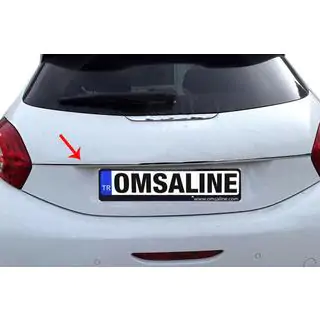 Chrome trim above license plate OmsaLine (stainless steel) photo 1