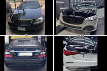 Mercedes S-class W221 2005-2013 W223 Maybach facelift kit photo 3
