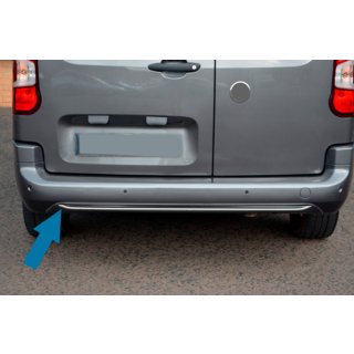 Rear bumper trim stainless steel photo 4