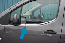 Peugeot Partner/Rifter 2019- Window Trim (2 pcs, Stainless Steel) photo 1