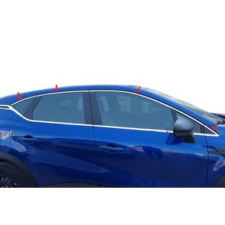 Upper window trim stainless steel (8 pcs) photo 1